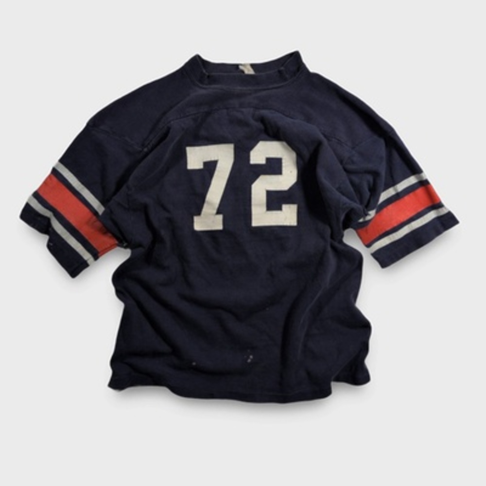 Vintage Auburn Jersey T-Shirt Size Small #72 - Retro 70s 80s Style